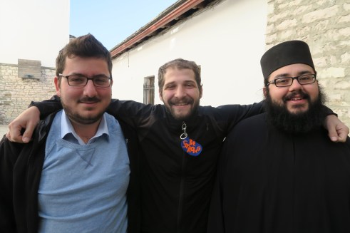 Alexios, myself and Fr. Eleftherios